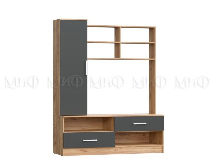 Центральная секция Мартина, графит/дуб крафт 