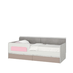 Бортик защитный Зефир, розовый